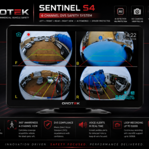 OROTEK Sentinel S4 — AI 4-Channel DVS Safety System